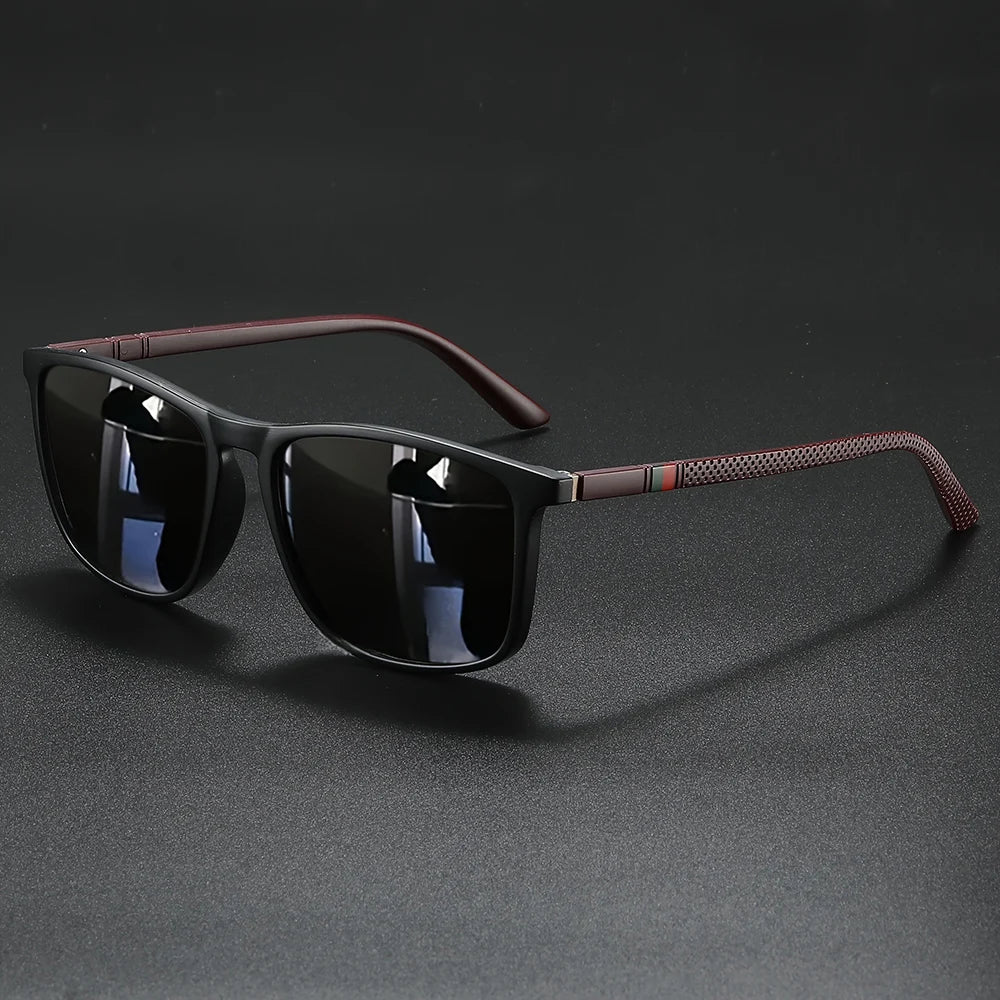 Lunettes de Soleil Polarisées Carrées UV400 – Homme & Femme