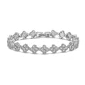 Bracelet Femme Fleur Porte-Bonheur Zircon – Style Chic & Élégant