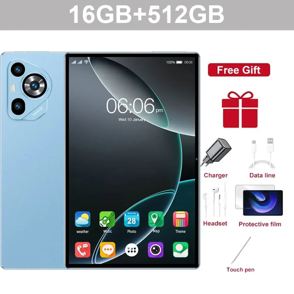 2026 New Original Global Version Pad 16 Pro 11 inch HD 4K Android 15 24GB+2TB 20000mAh 5G Dual SIM WiFi GPS mi tableta android