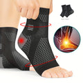 Chaussettes de Compression Cheville – Manchon de Soutien Voûte Plantaire & Cheville, Bout Ouvert