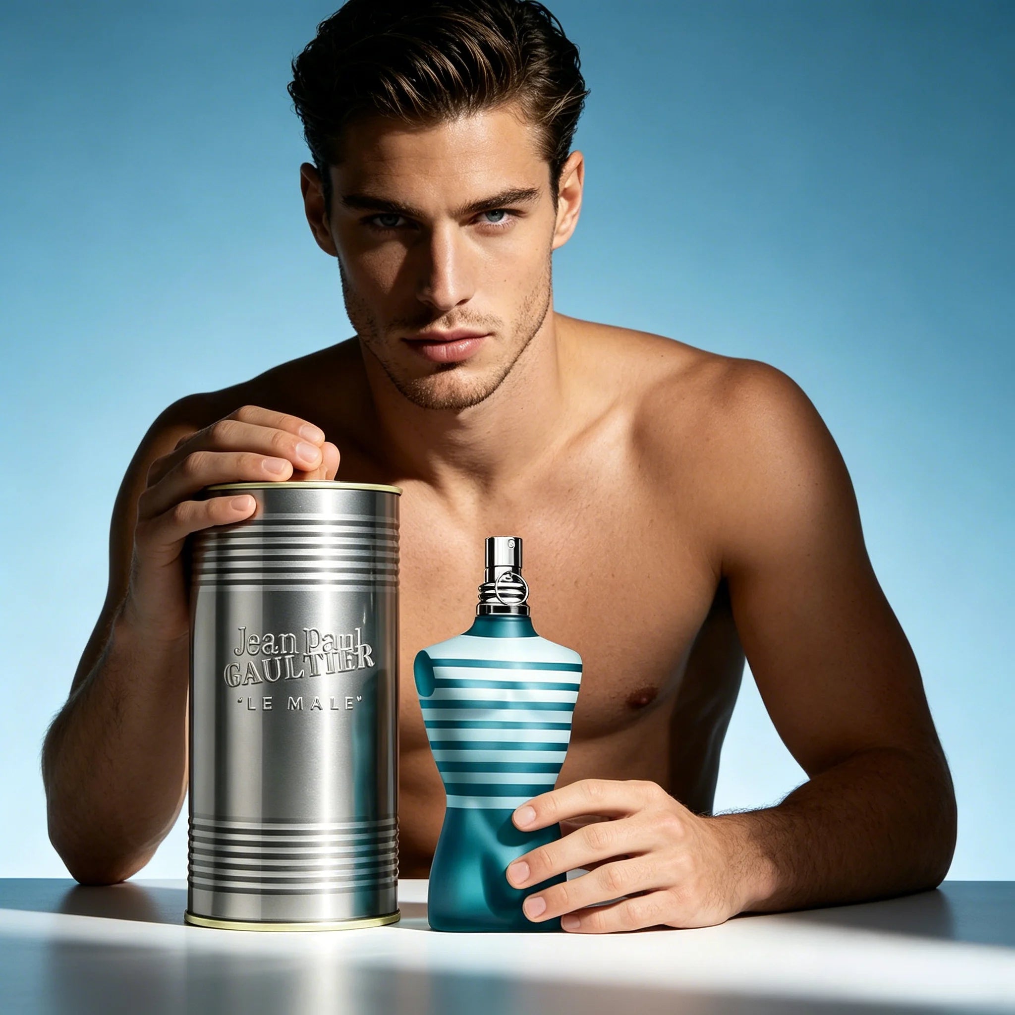 Jean Paul Gaultier Le Male Eau de Toilette – Cologne Ambre Aromatique Longue Tenue pour Homme