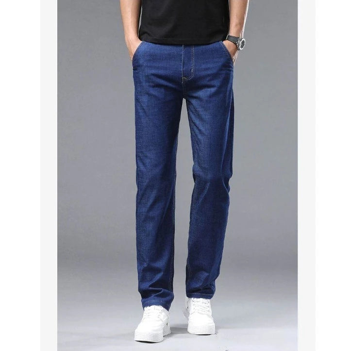 Jean Homme Slim Stretch Taille Basse – Coupe Droite Casual | Bleu, Noir, Bleu Clair