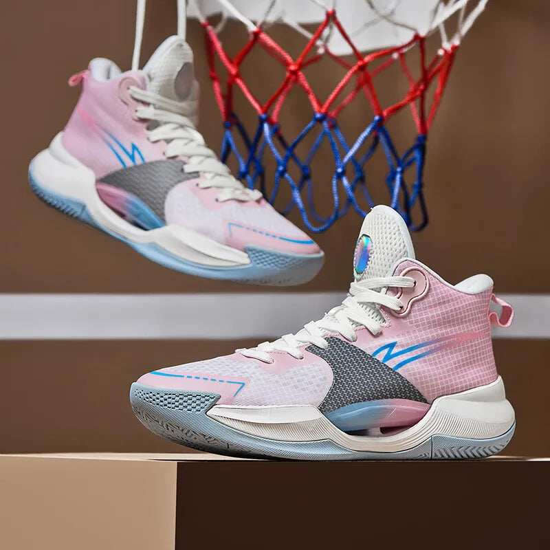 Chaussures de Basketball Lumineuses Homme Femme – Étoiles Fashion, Légères & Respirantes