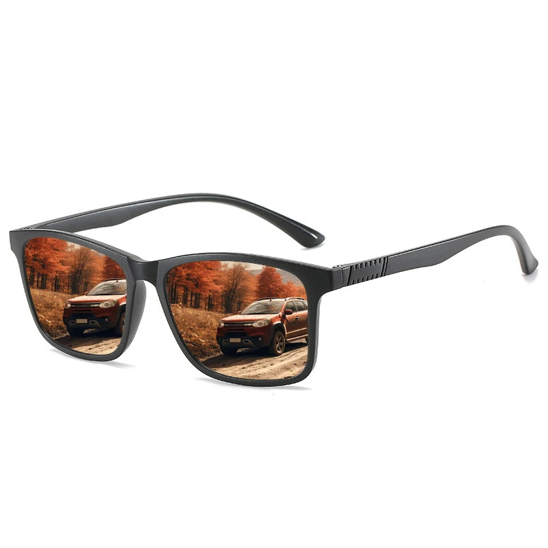 Lot de 6 Lunettes de Soleil Carrées Vintage – Homme & Femme