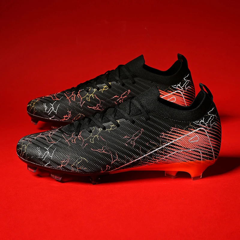 Chaussures de Football FG Unisexe – Crampons Longs, Légers & Antidérapants