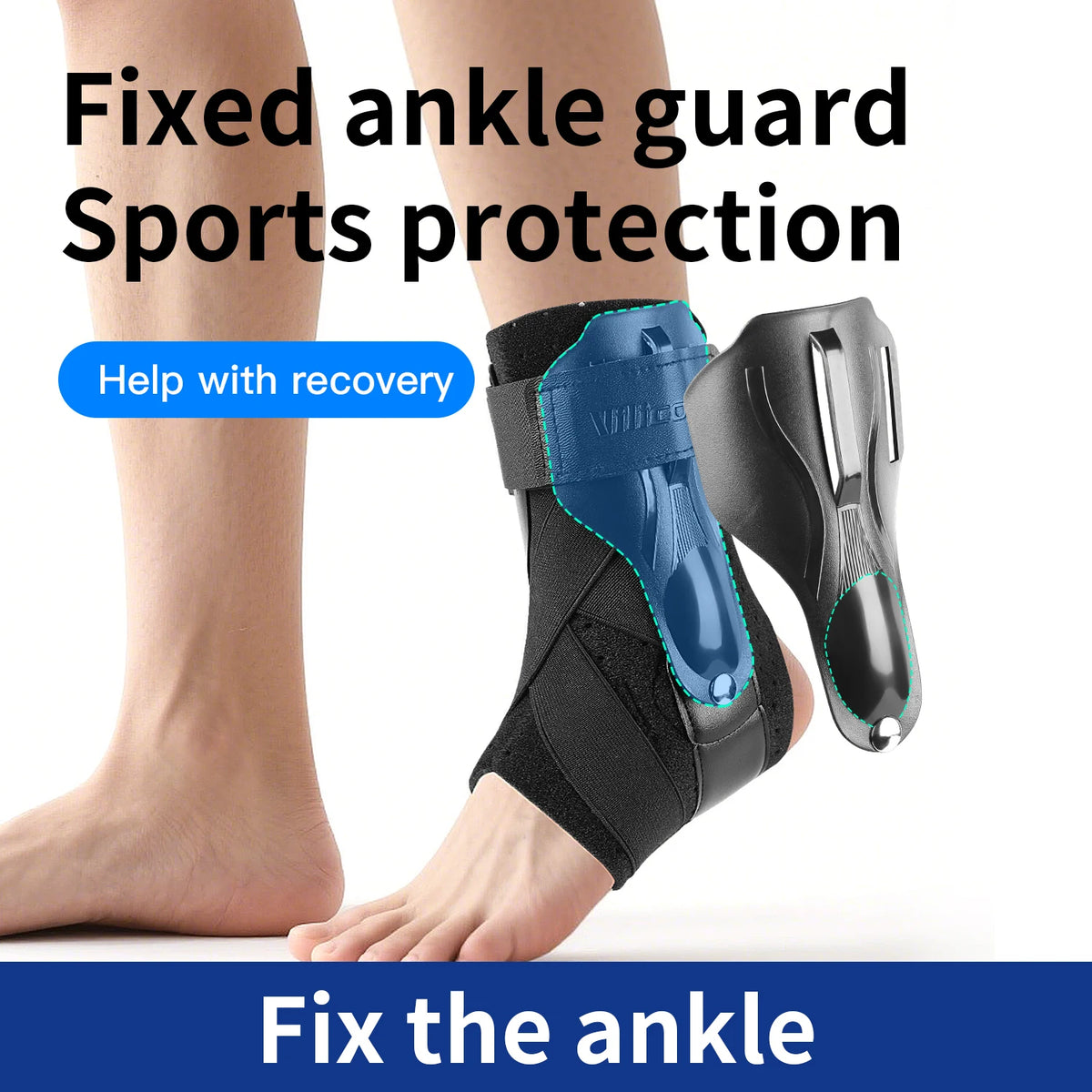 Adjustable Ankle Brace Support Unisex Comfort Ankle Stabilizer For Sprain Prevention Sports Injury Recovery
