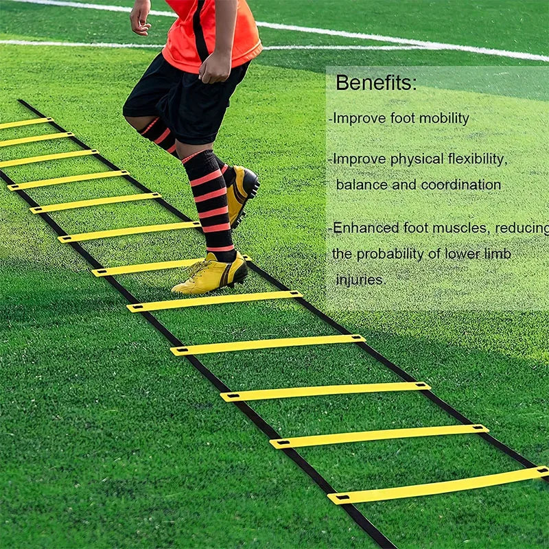 Échelle d'Agilité Football – Entraînement Vitesse & Coordination | Nylon | 2m à 10m