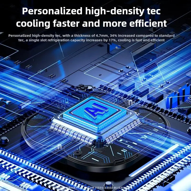 NEW TH16 Pro Mobile Cooler 24W Magnetic/Back-clip Ice Cooling Radiator Digital Display RGB Light Gaming Temperature Control