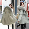 Parka Femme Hiver 2026 – Manteau Matelassé à Capuche Col Fourrure | Chaud & Tendance