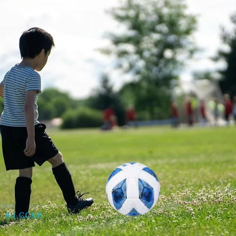 1Pc Official Size 5 Soccer Ball for Match & Training, Durable PVC Football for Outdoor Sports, Youth & Adult Use