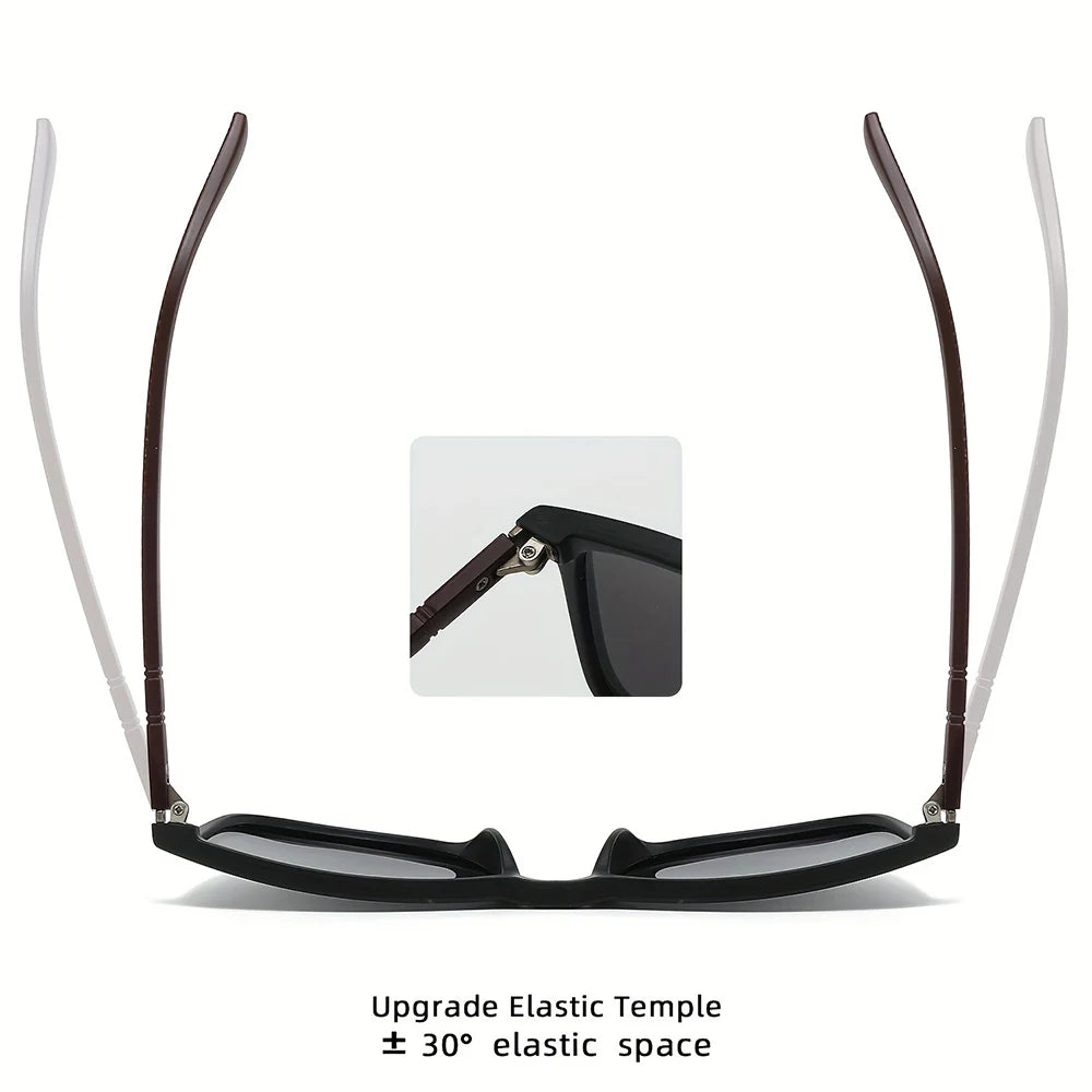 Lunettes de Soleil Polarisées Carrées UV400 – Homme & Femme
