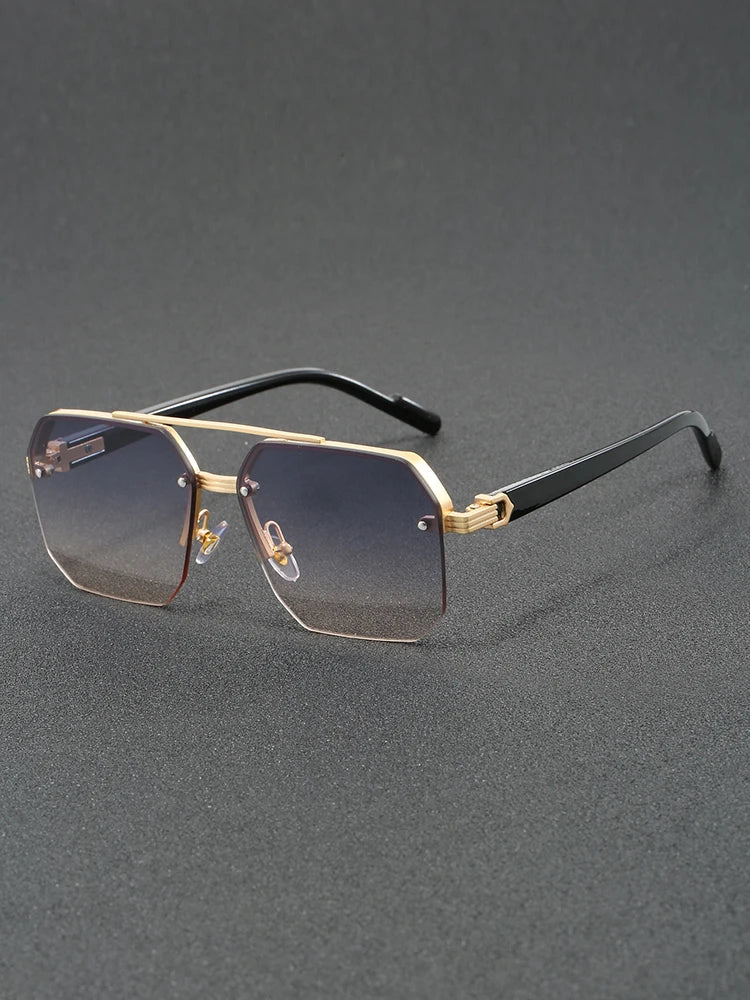 Lunettes de soleil rectangulaires homme ALCHITINO – Anti-reflets