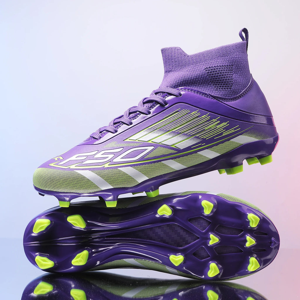 Chaussures de Football Professionnelles FG/TF – Crampons Longs, Unisexe