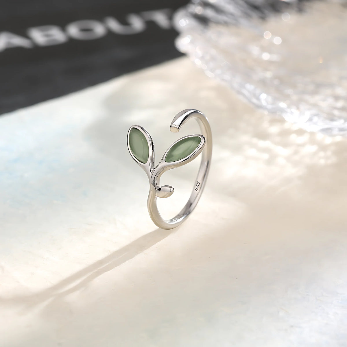 Bague Lotus en Argent Sterling 925 Femme – Texture Rétro & Ajustable | Cadeau Bijou