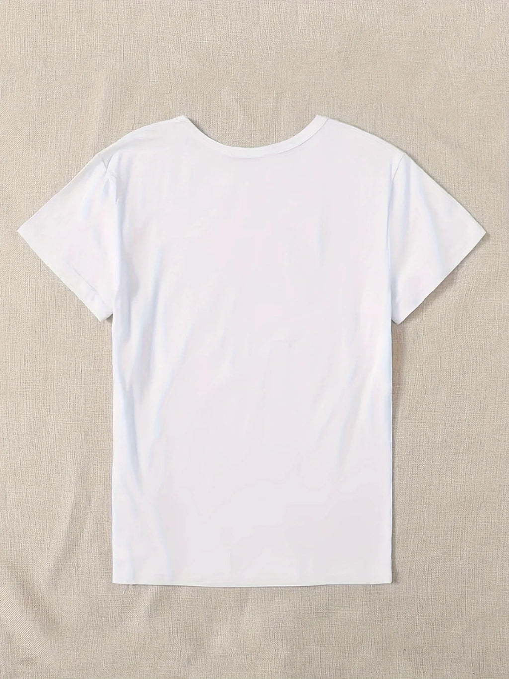 T-Shirt Femme Imprimé Mignon Col Rond Manches Courtes – Style Harajuku Goth