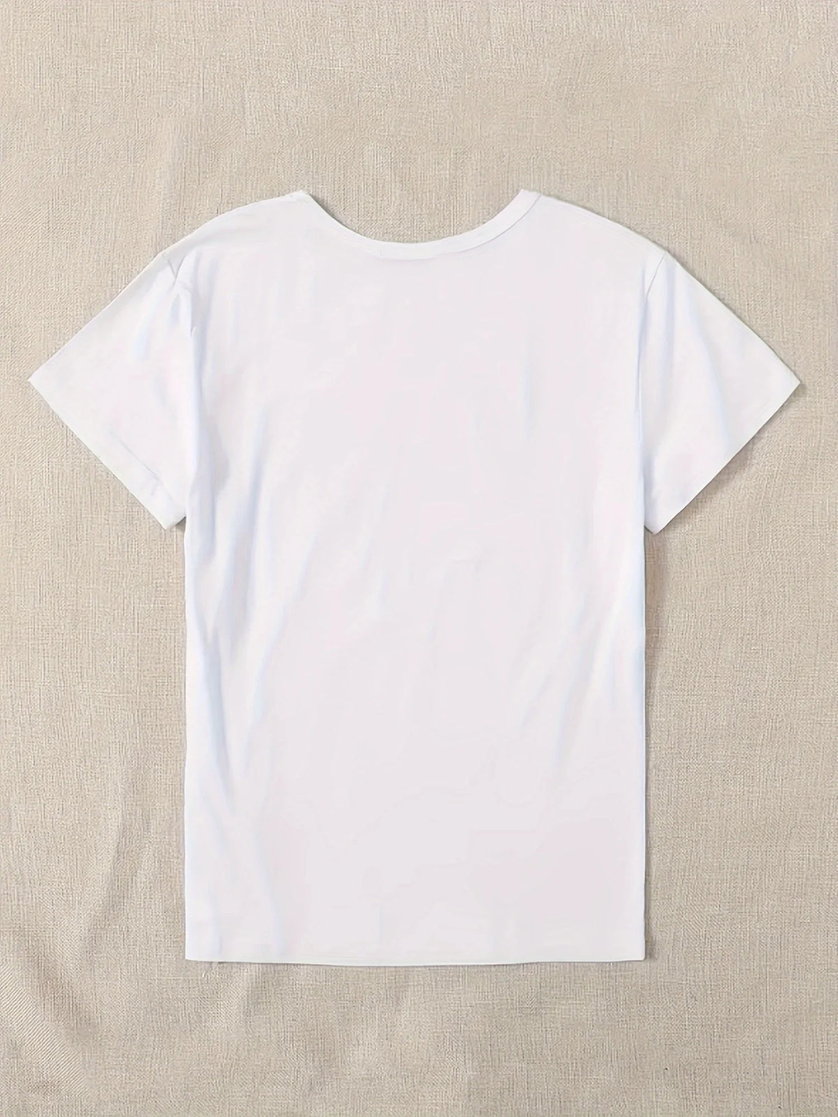 T-Shirt Femme Imprimé Mignon Col Rond Manches Courtes – Style Harajuku Goth