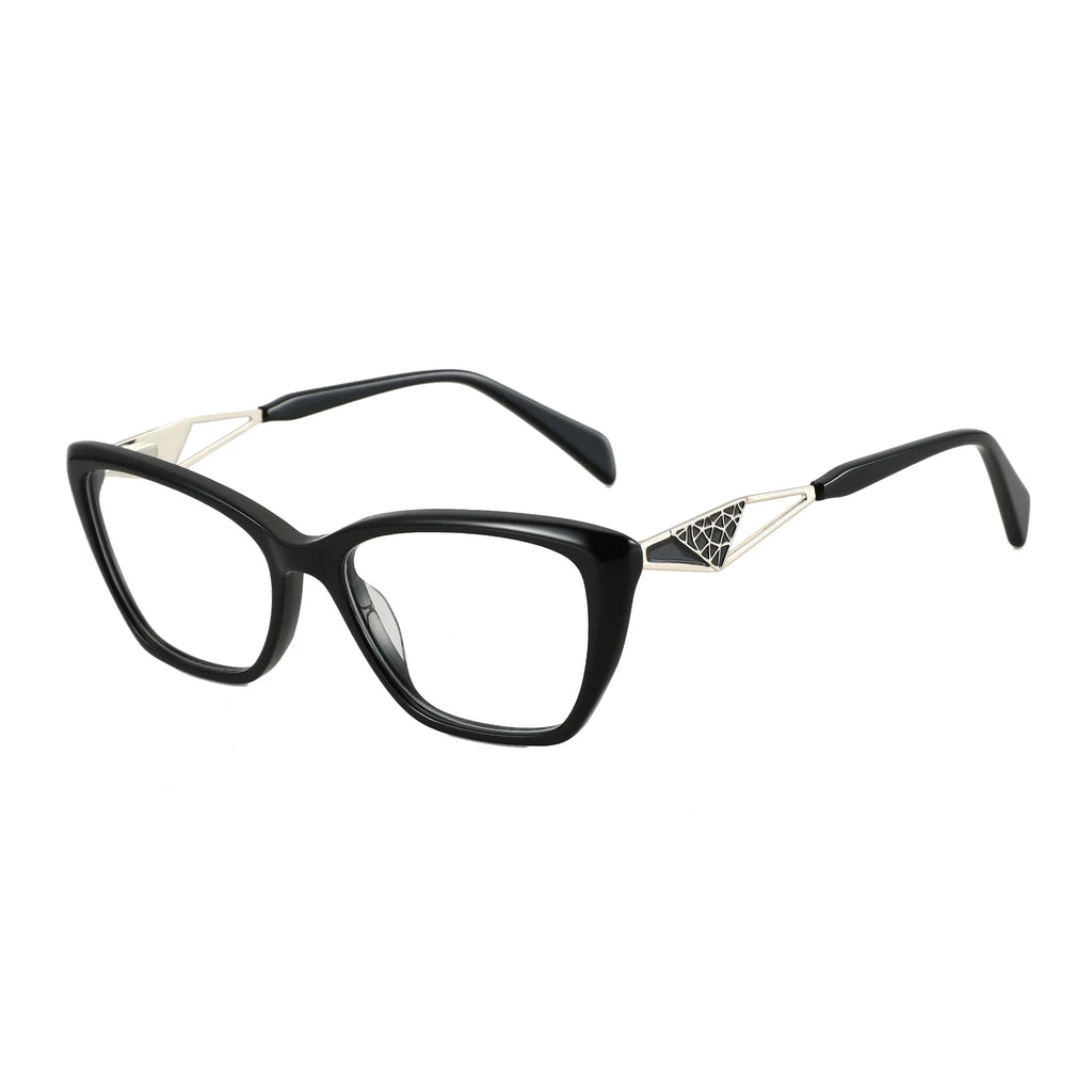 Montures Optiques ZENOTTIC Œil-de-Chat en Acétate – Style Fashion Femme MG6592
