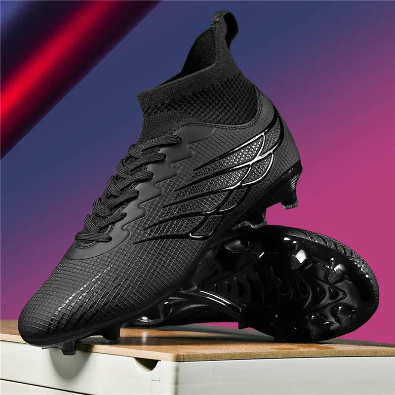 Chaussures de Football Professionnelles PHERON – Crampons Terrain Dur, Légères & Respirantes
