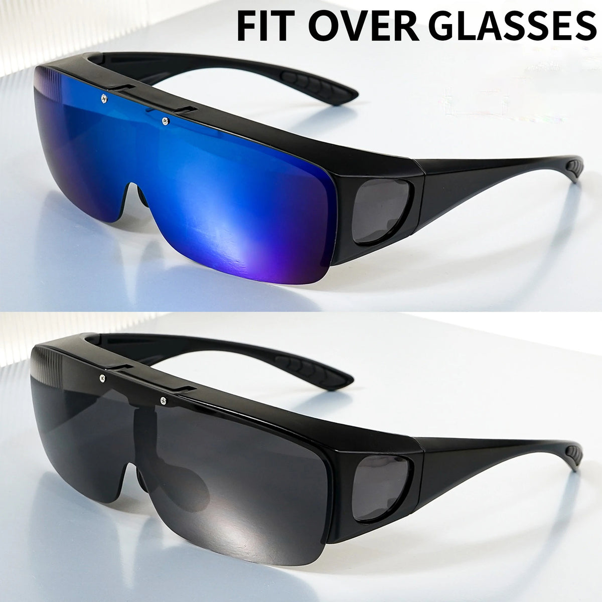 Lunettes de Soleil Polarisées Flip-Up Sur Lunettes de Vue – UV400