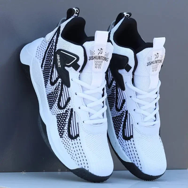 Sneakers Basketball Homme – Respirantes, Anti-dérapantes, Semelle Caoutchouc | Été