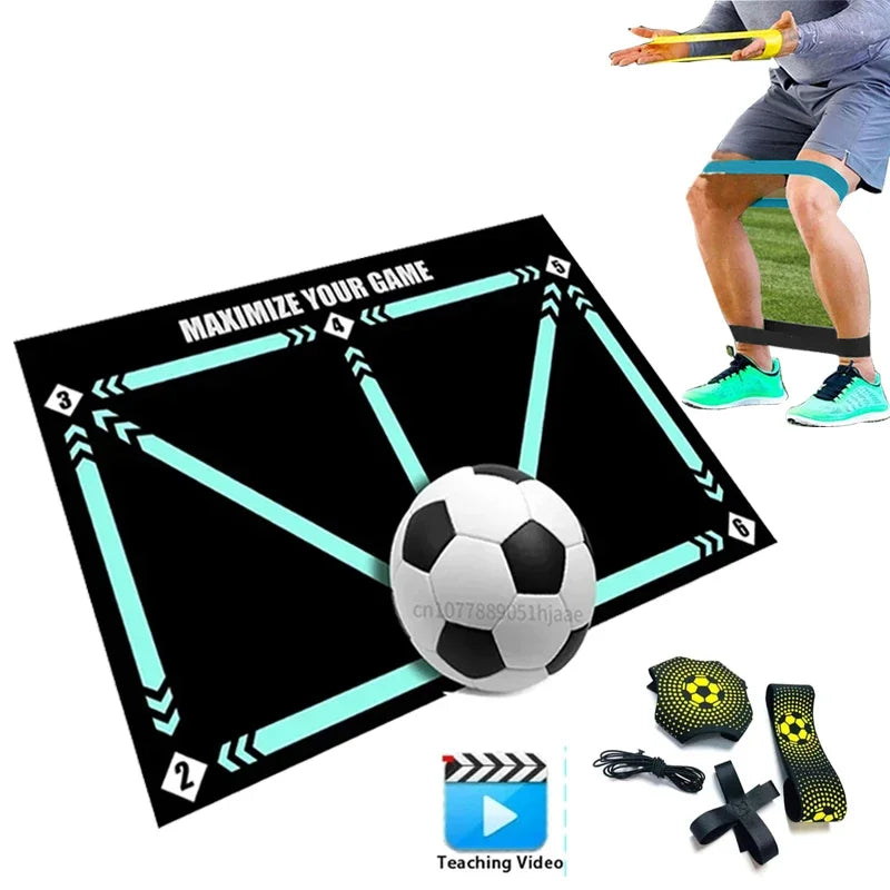 Tapis d'Entraînement Football – Antidérapant, Pliable, Intérieur & Extérieur