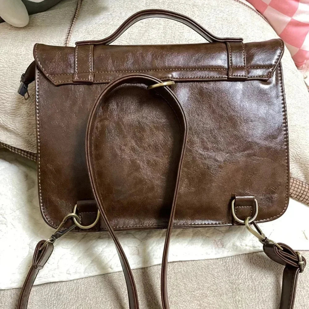Japanese Students Vintage Women Handbags Crossbody Streetwear Preppy Y2k Fashion Messenger Bag Trendy All Match Casual Backpacks