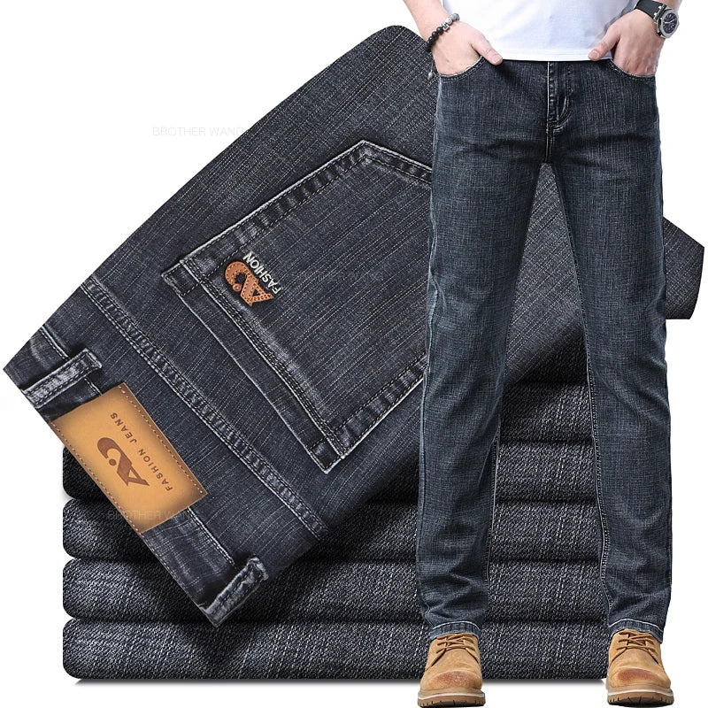 Jean Slim Homme Stretch Smart Casual 3 Coloris Dénim | Tailles 29-40