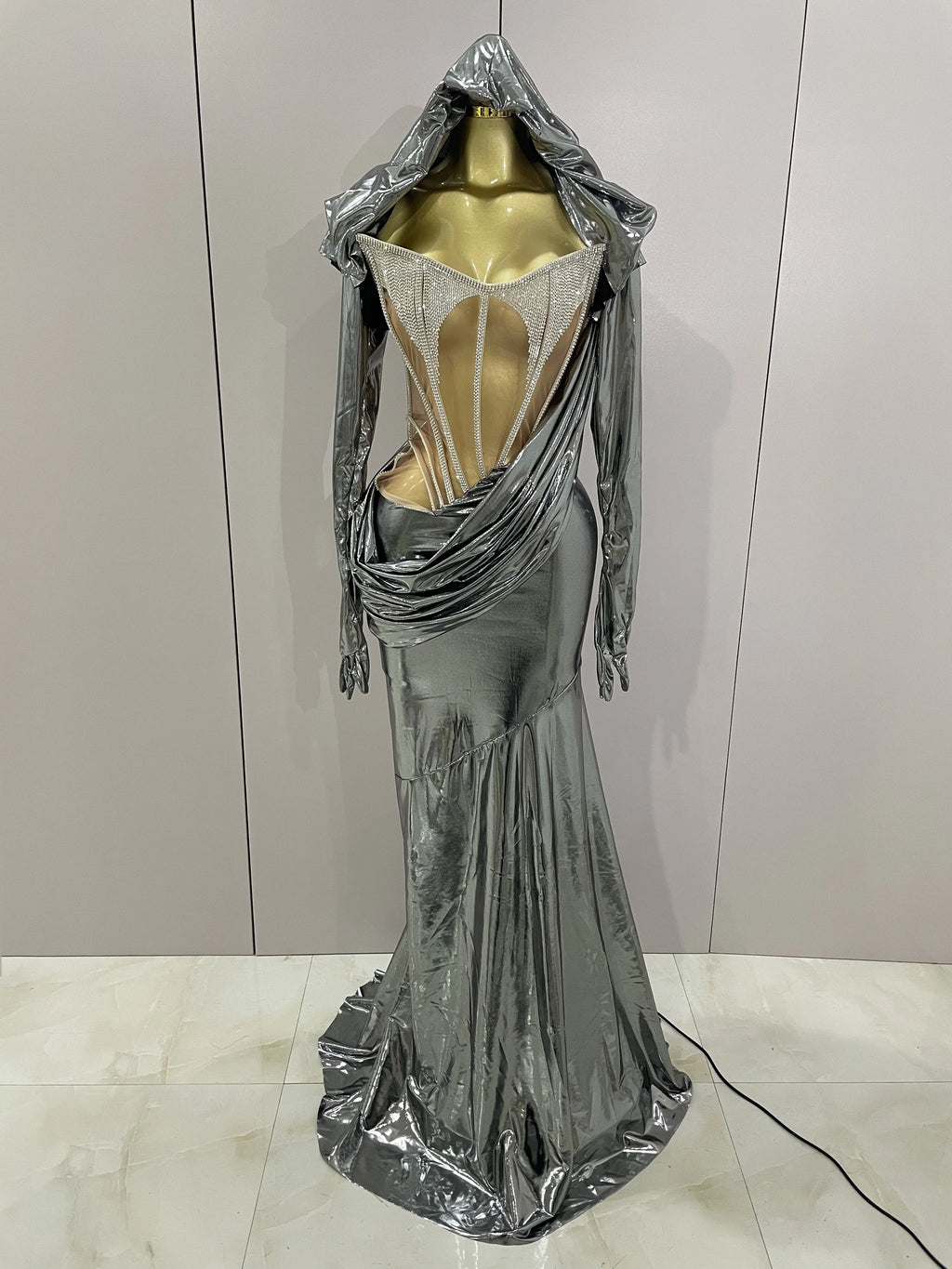 Women's Sequin Stage Dress – Carnival, Nightclub & Festival Outfit