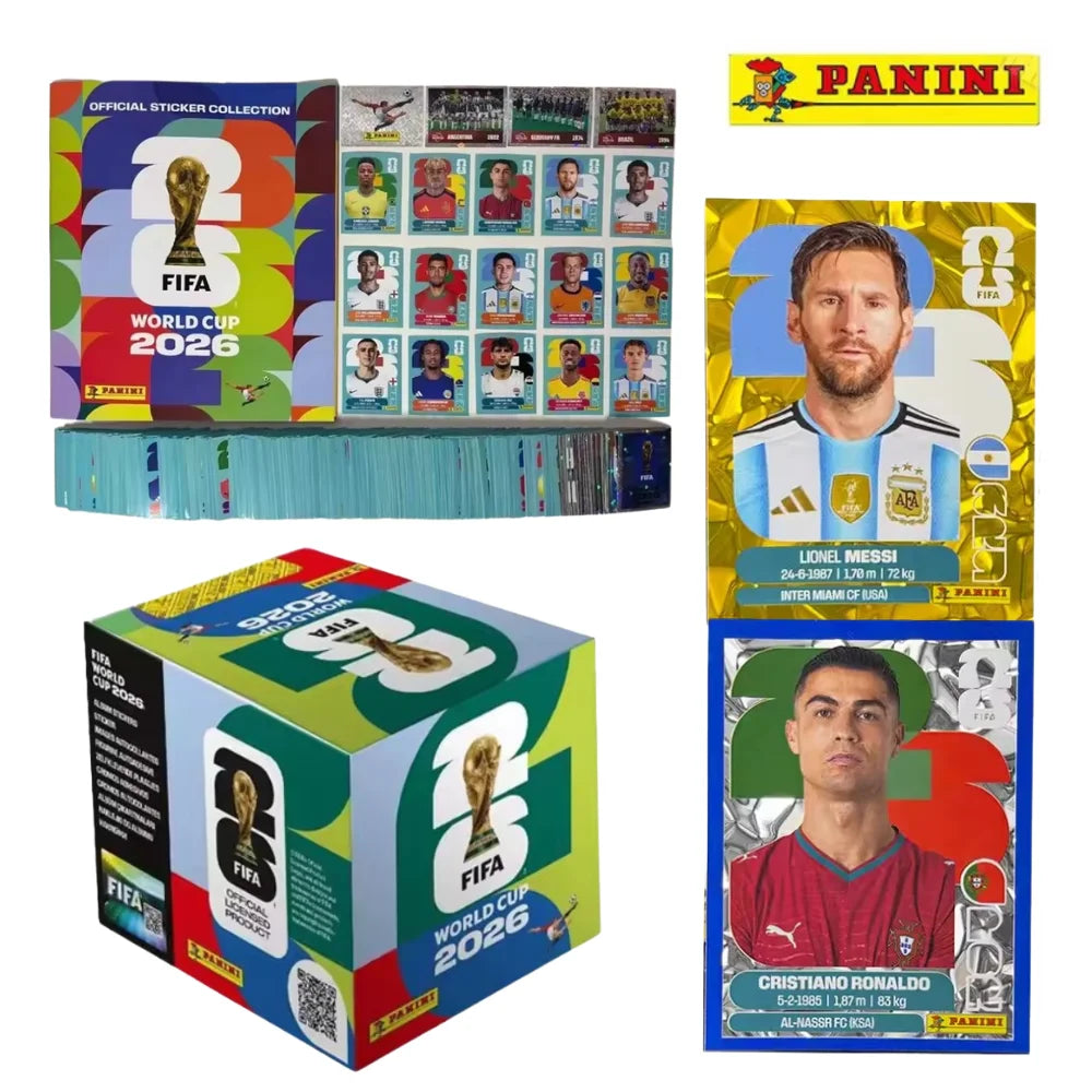 Stickers Panini Coupe du Monde 2026 – Pochettes & Album de Collection Football