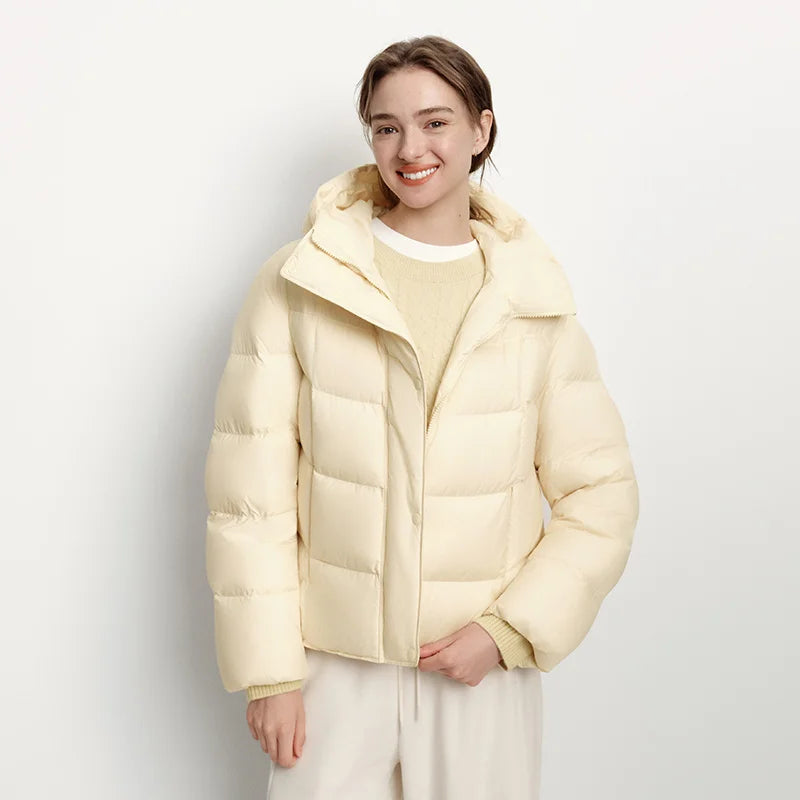 Doudoune Femme Semir Hiver 2026 – Mi-Longue, Imperméable, Duvet de Canard 90%