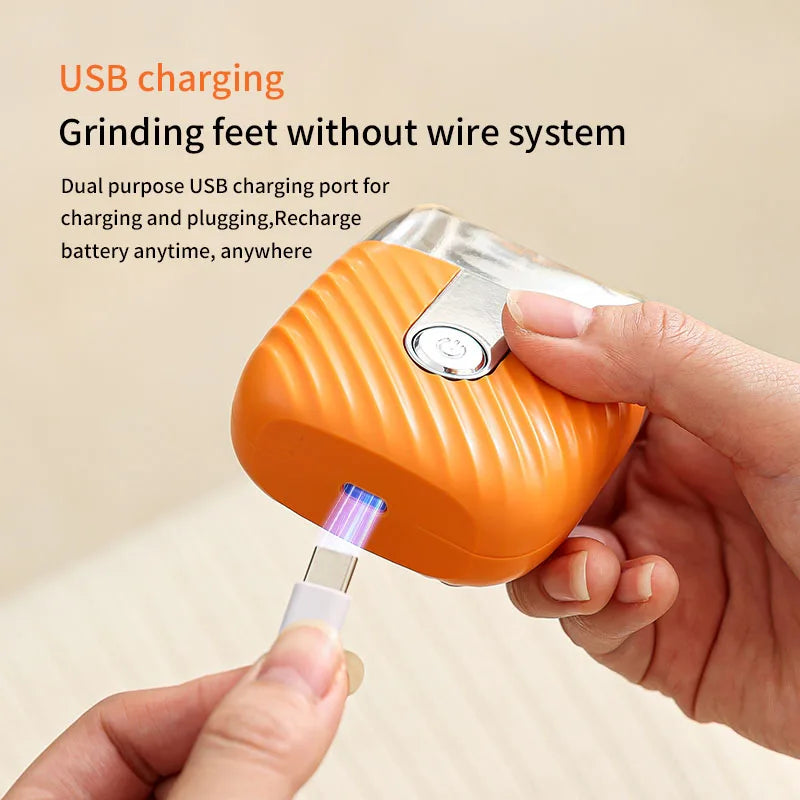 Lime-Pied Électrique Rechargeable – Élimine Callosités & Peau Morte