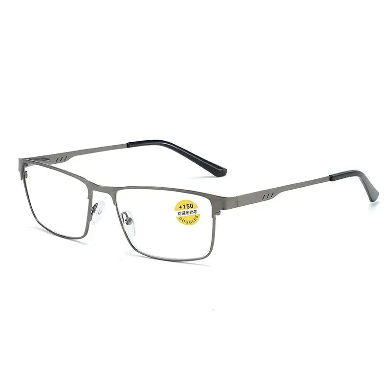 Lunettes de Lecture Unisexe – Anti-Lumière Bleue, Monture Alliage, Charnières Flexibles | +75 à +400