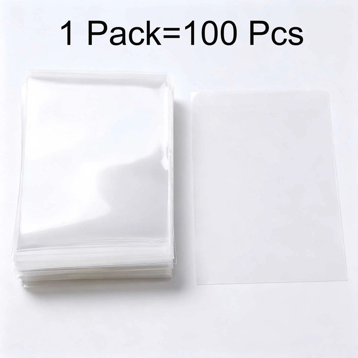 Durable Clear Card Protector Sleeves, 61/88 Fit for Football Cards, Trading Game Cards Collection Storage GYH