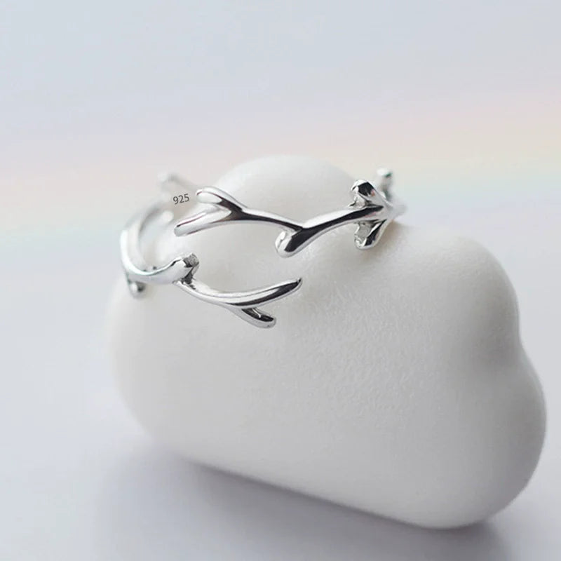 Bague Lotus en Argent Sterling 925 Femme – Texture Rétro & Ajustable | Cadeau Bijou