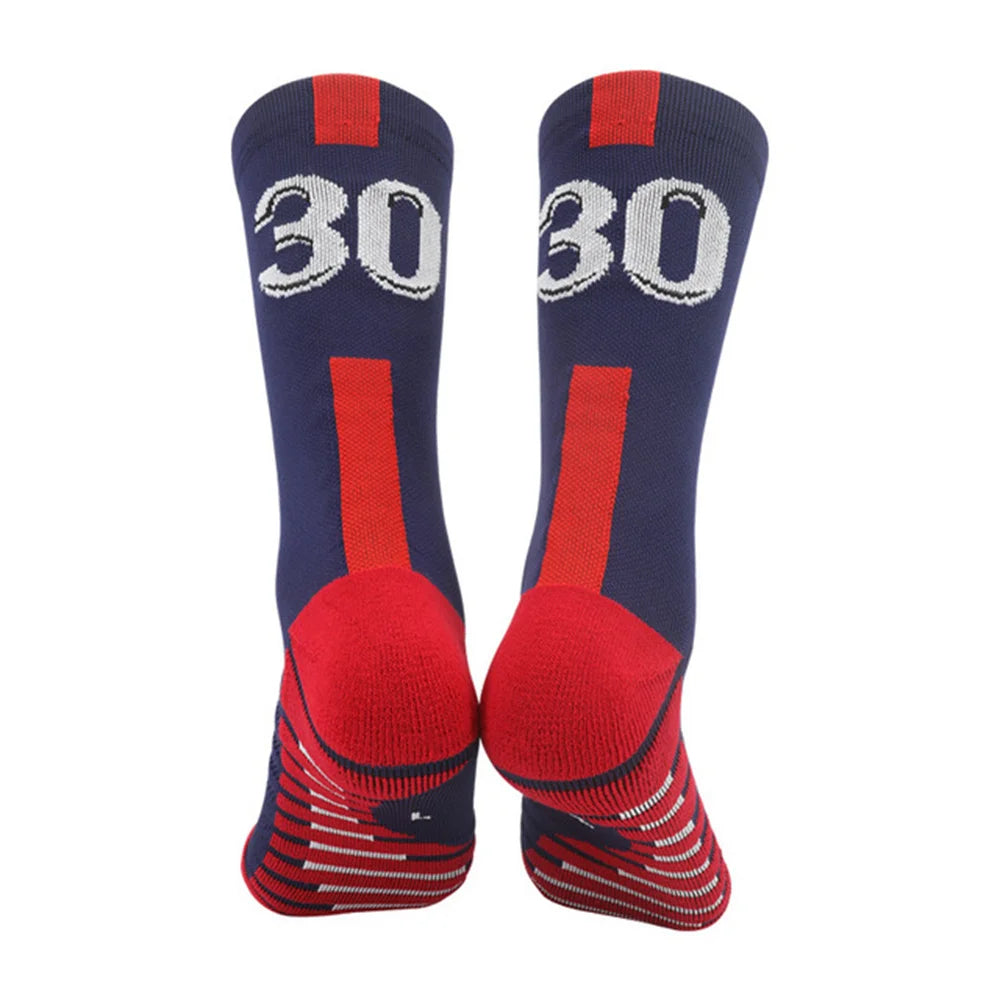 Chaussettes de Football Unisexe – Respirantes, Antidérapantes, Séchage Rapide | Enfant & Adulte