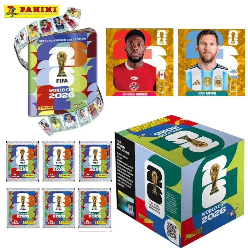2026 Panini World Cup Sticker Pack Panini Soccer Card Panini Cards Soccer Memorabilia Collection Panini Football Cards Gift
