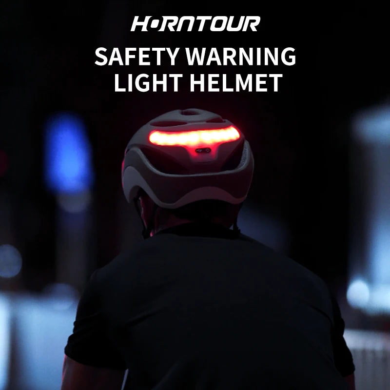 Casque Vélo LED Horntour HT-16 – Clignotants & Visière Magnétique