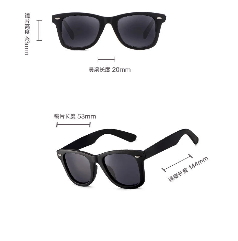 Lunettes de Soleil Style Wayfarer Krokodil – Anti-Reflets UV400 Femme