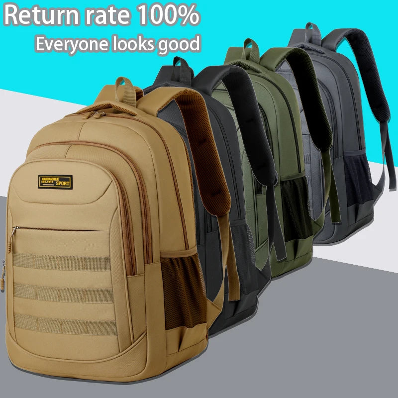 Sac à Dos Oxford Unisexe Grande Capacité – Laptop 16" | Voyage & Travail | Multifonction