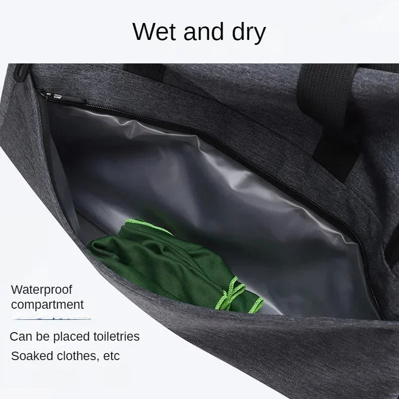 Sport Gym Bags Men Women Outdoor Waterproof Large Capacity Separate Space For Shoes Pouch Fitness Sports Backpack Travel Bag