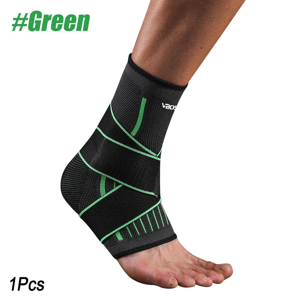 Adjustable Compression Ankle Support Sleeve Arch Support For Plantar Fasciitis Achilles Tendonitis Hiking Sports Pain Relief