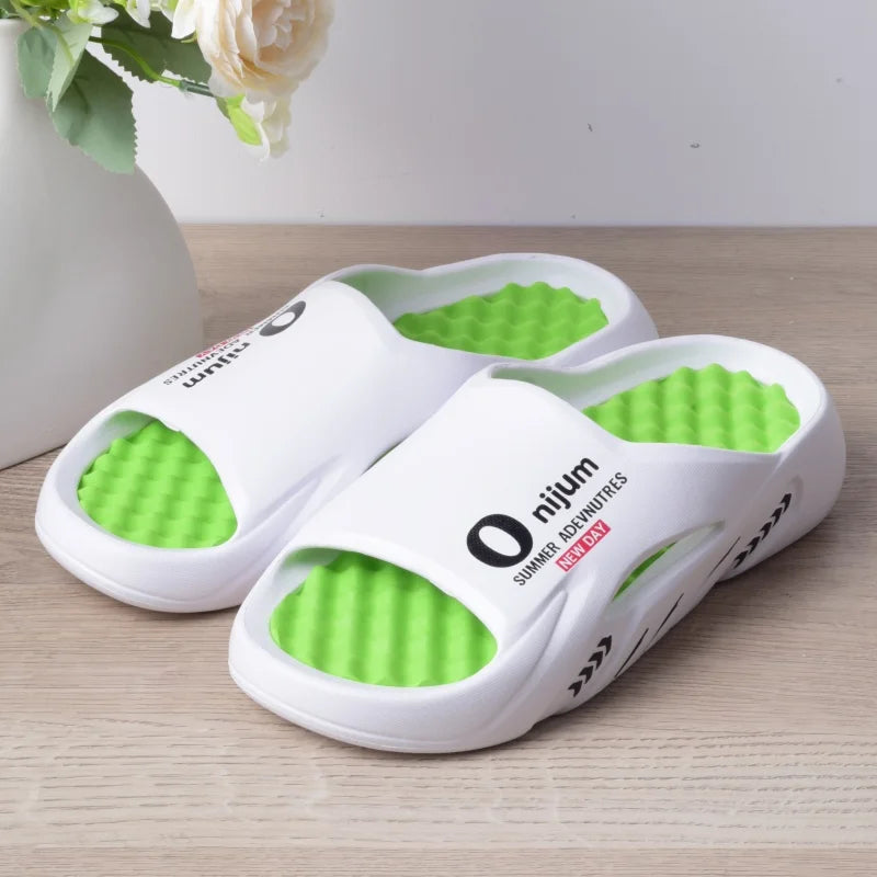 Men's Massage Slippers – Indoor/Outdoor Sandals with Comfortable Sole
