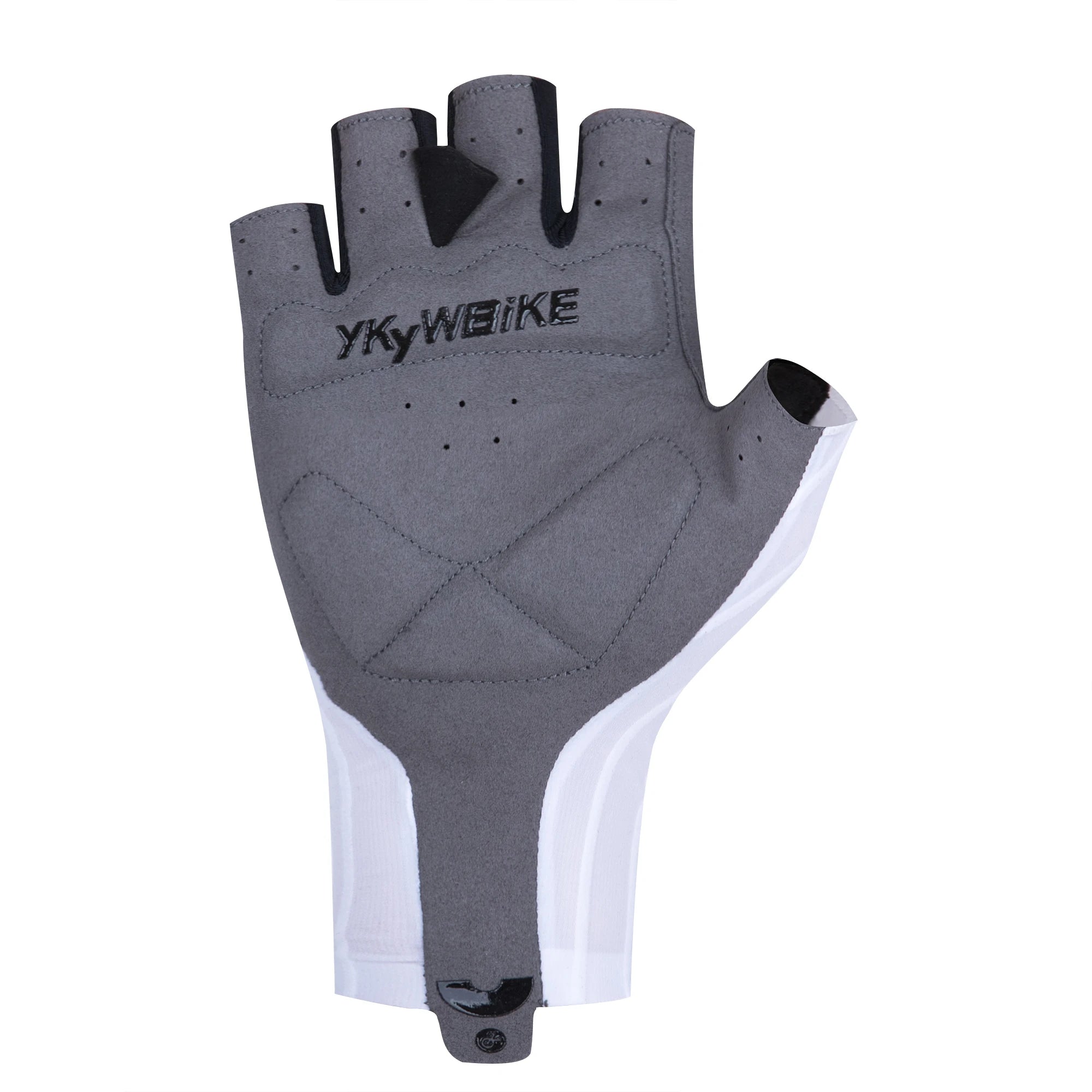 Gants de Cyclisme d'Été YKYWBIKE – Mi-Doigts, Tissu Aérodynamique Rayé, Anti-Chocs, Route & VTT
