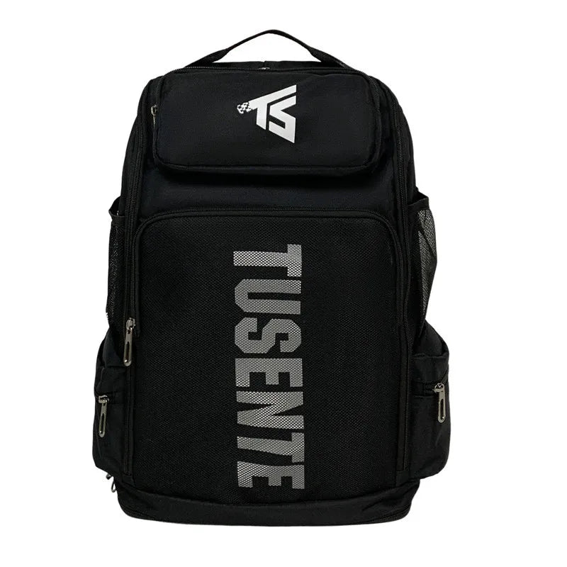 Gym Fitness Backpack Sports Yoga Bag with Shoes Pack Outdoor Hiking Climbing Luggage Rucksack College Student Weekend Schoolbag