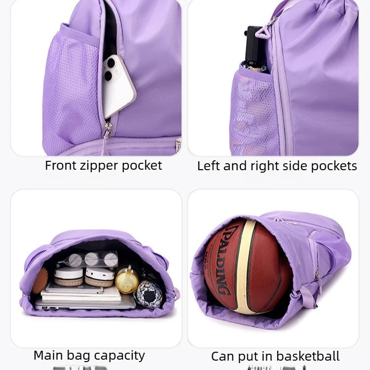 New Waterproof Tennis Bag Large Multifunctional Badminton Racket Backpack with Shoes Pocket  Capacity Sports Bag