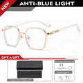 Lunettes Carrées Anti-Lumière Bleue CAIDERONI – Homme & Femme, Prescription Personnalisable