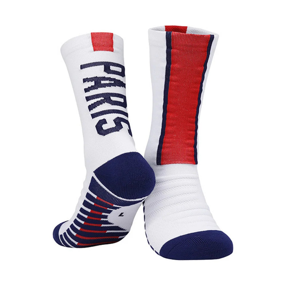 Chaussettes de Football Unisexe – Respirantes, Antidérapantes, Séchage Rapide | Enfant & Adulte