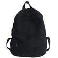 Sac à Dos Femme Canvas Vintage Kawaii – 32x13x34 cm | Laptop | École & Voyage | Noir Vert Violet Kaki