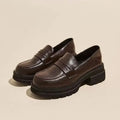 Women's Retro Academic Style Loafers – Casual PU Spring/Autumn Shoes