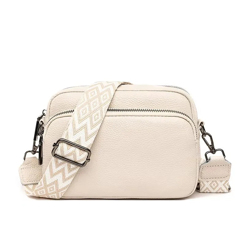 Sac Bandoulière Femme Grande Capacité – Multi-Compartiments, Matière PU Légère